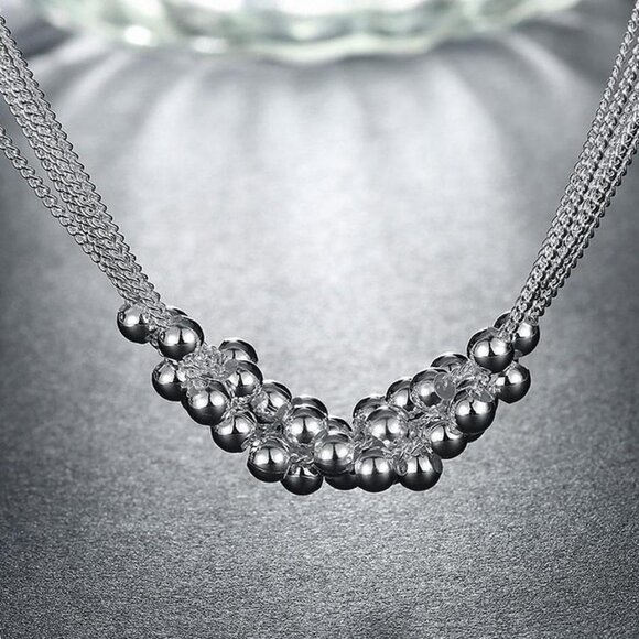 Carly Lyana Multi Strand Beaded Necklace Dangle Earrings Jewelry Set Gift Boxed - Picture 8 of 13